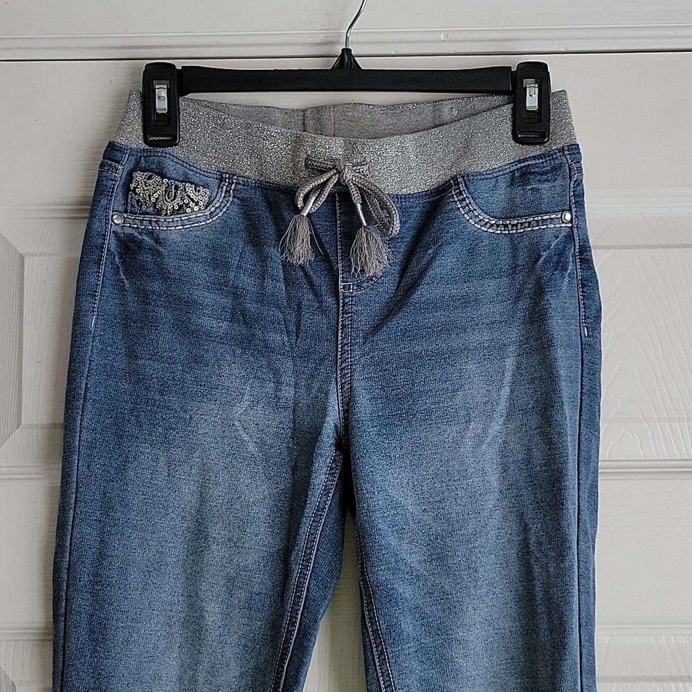 Justice Girl's Mid Rise Jeggings